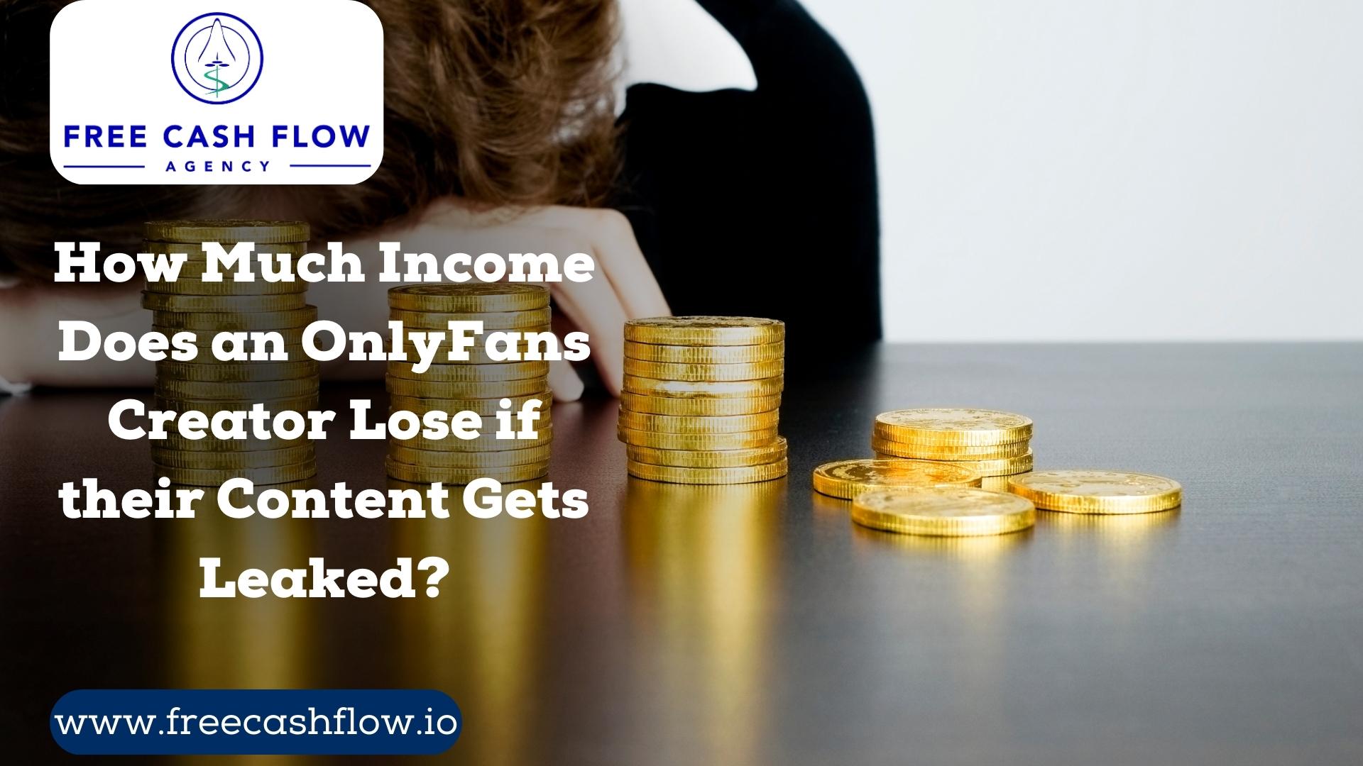 How much does an OnlyFans creator lose if their content gets